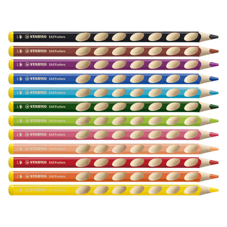 Stabilo Easycolors colored crayons gauche -Handed 12 St. + crayons Sharper