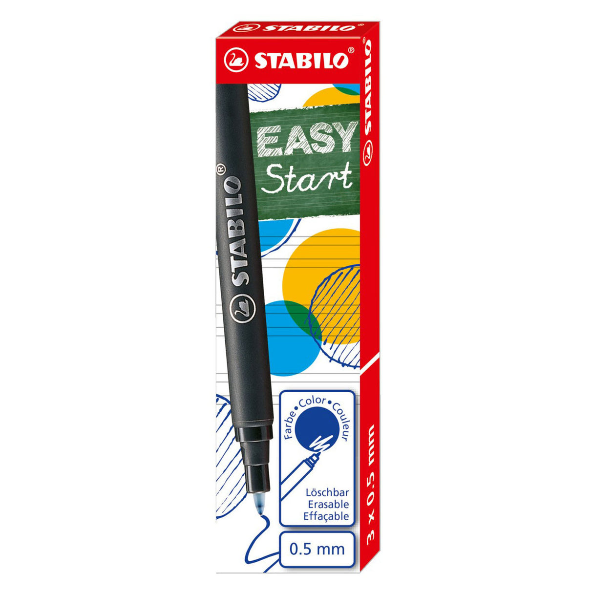 Stabilo Easyoriginal 3 Navullingen Medium - Blue