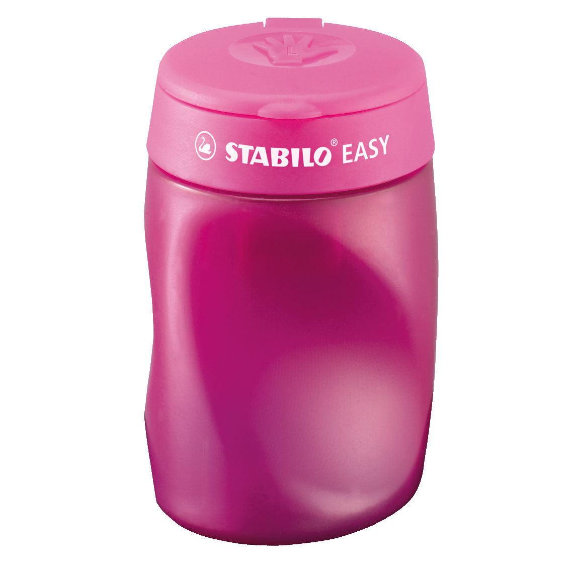 Stabilo EasySharpener 3 i 1 blyerts skarpare till vänster rosa