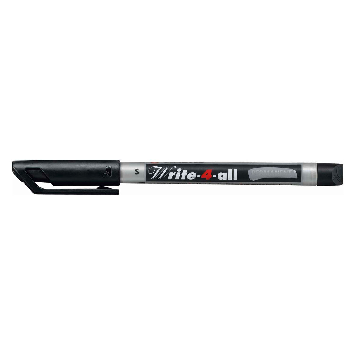 Stalo Write -4 -4 -all - Permanent Marker - Super Fine - Black