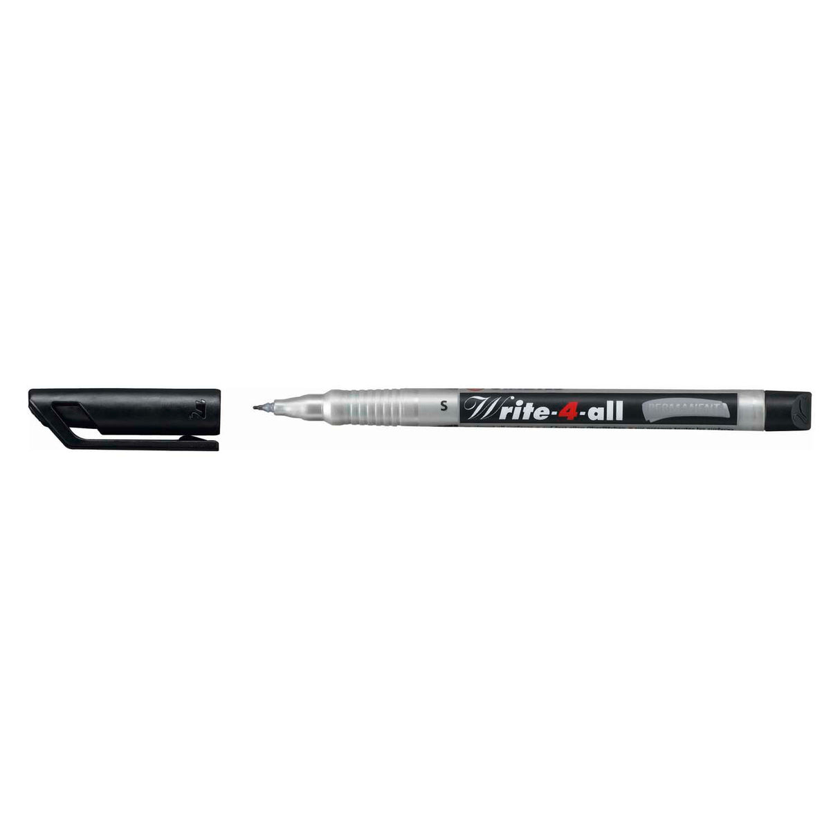 Stalo Write -4 -4 -all - Permanent Marker - Super Fine - Black