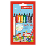 Stabilo Trio Scribbi Felt -tip pisala, 8st.