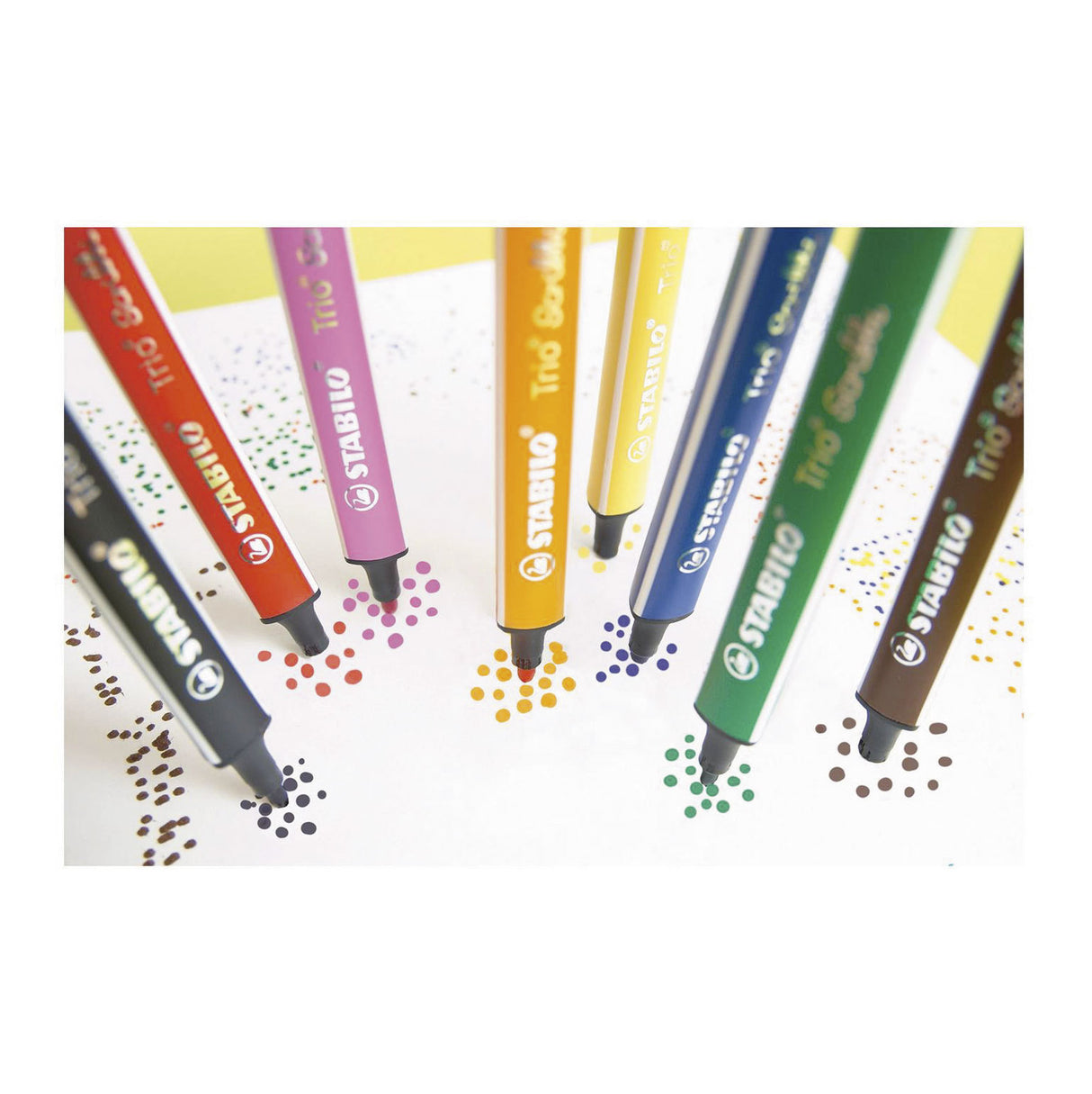 Stabilo Trio Scribbi Felt -Tip Pens, 8.