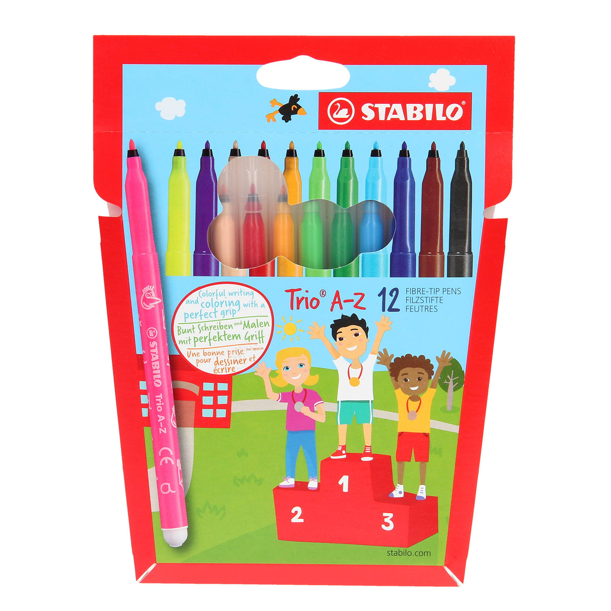 Stabililo Trio A-Z FeltStift, 12st.