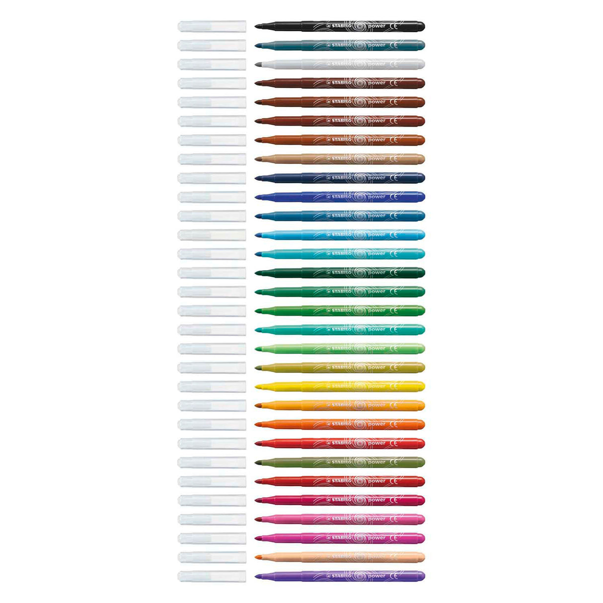 Stabilo Power felt -tip pen set with 30 pieces