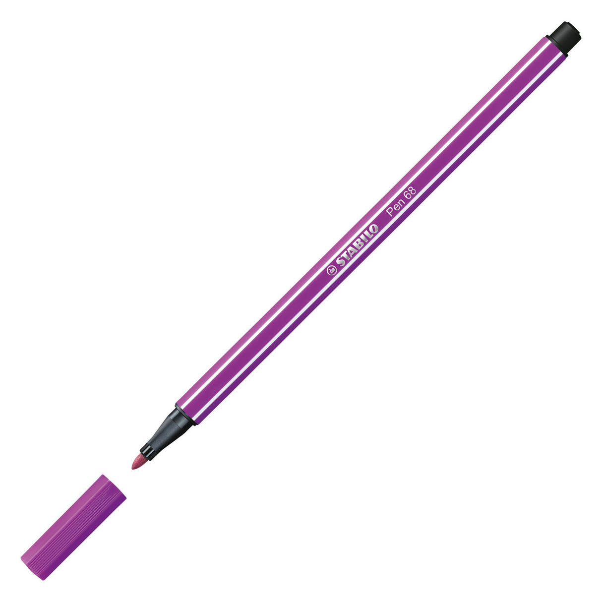 Stabilo Pen 68 - gefillt -Tips Pen - Lila (6888)