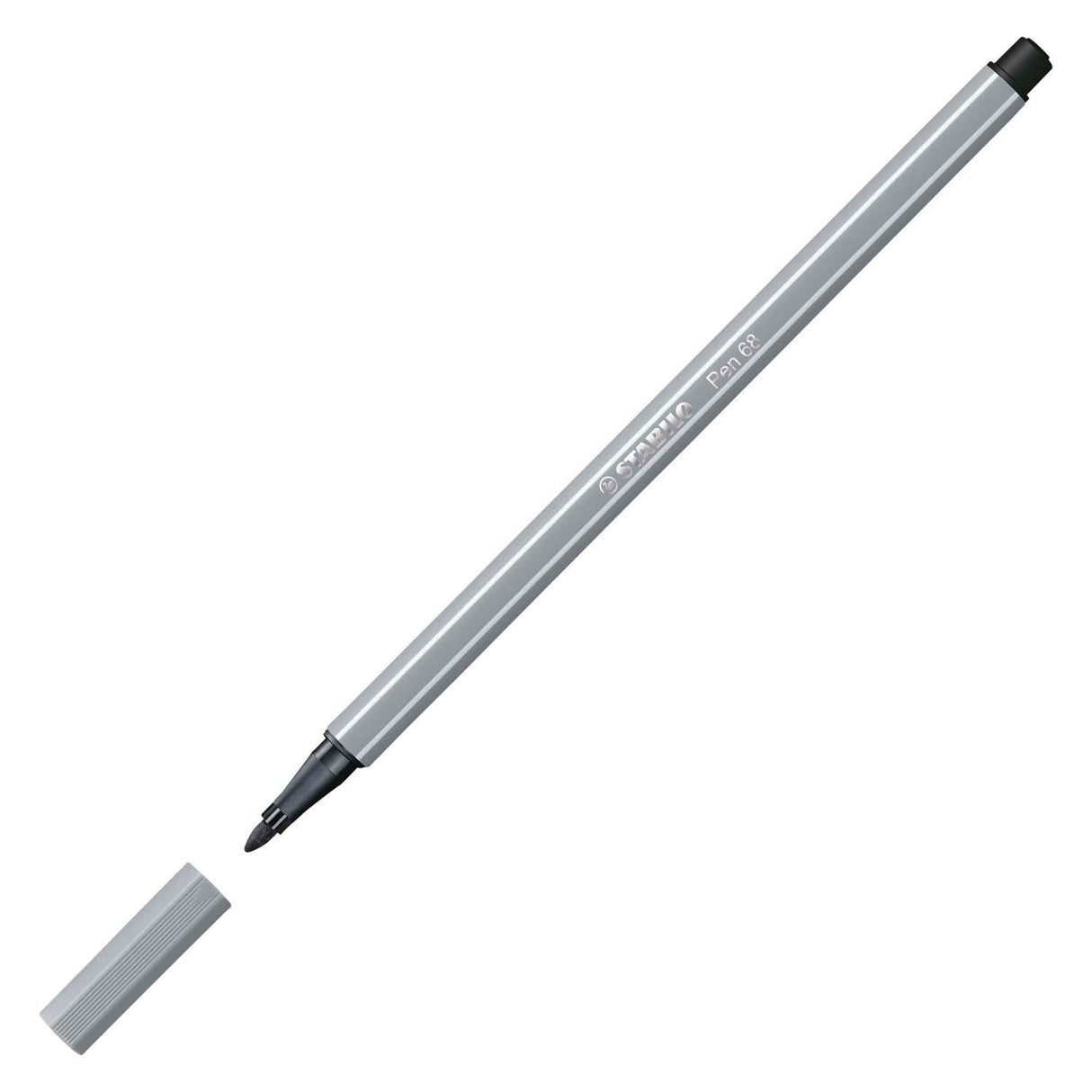 Stabilo Pen 68 - Felt -Tip Pen - Medium Cold Grey (68 95)