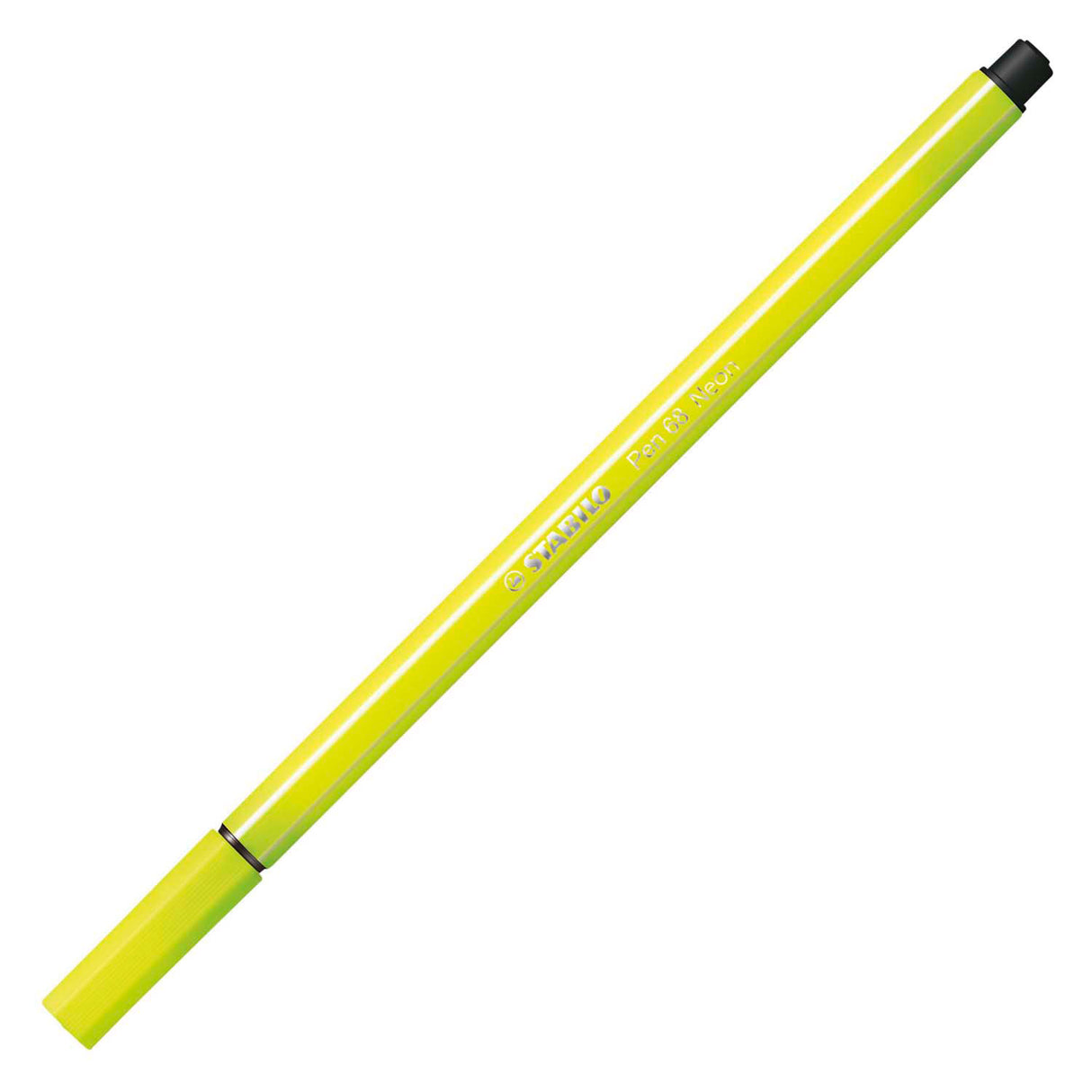 Stabilo Pen 68 - Felt -Tip Pen - Fluorescent Yellow (68 024)