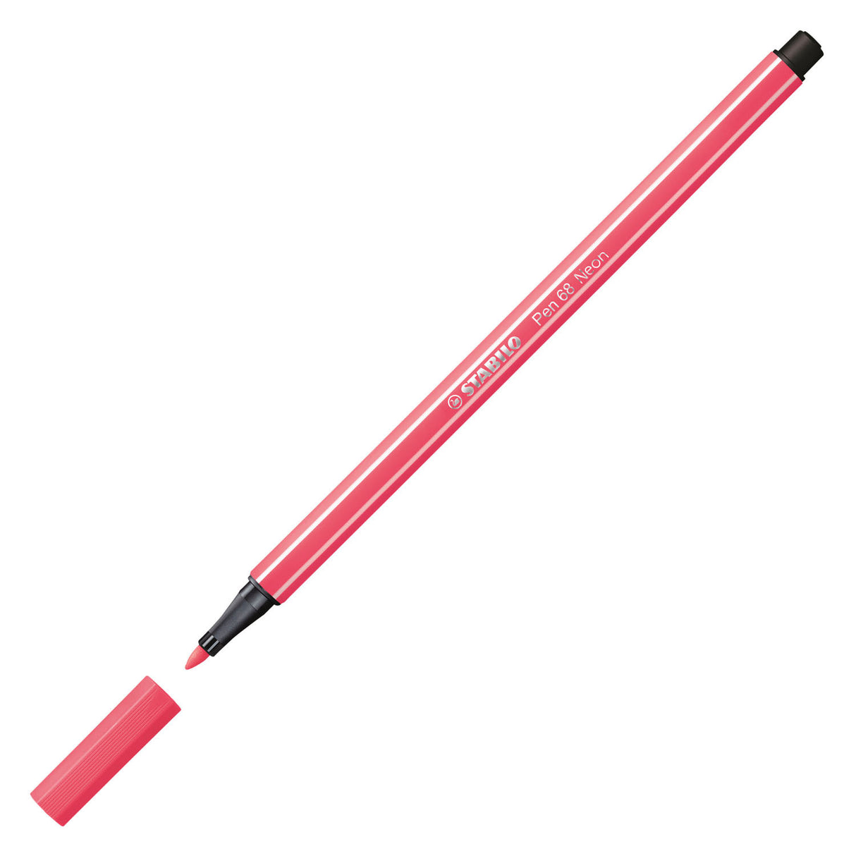 Stabilo Pen 68 - Felt -tip pen - fluorescent red (68 040)