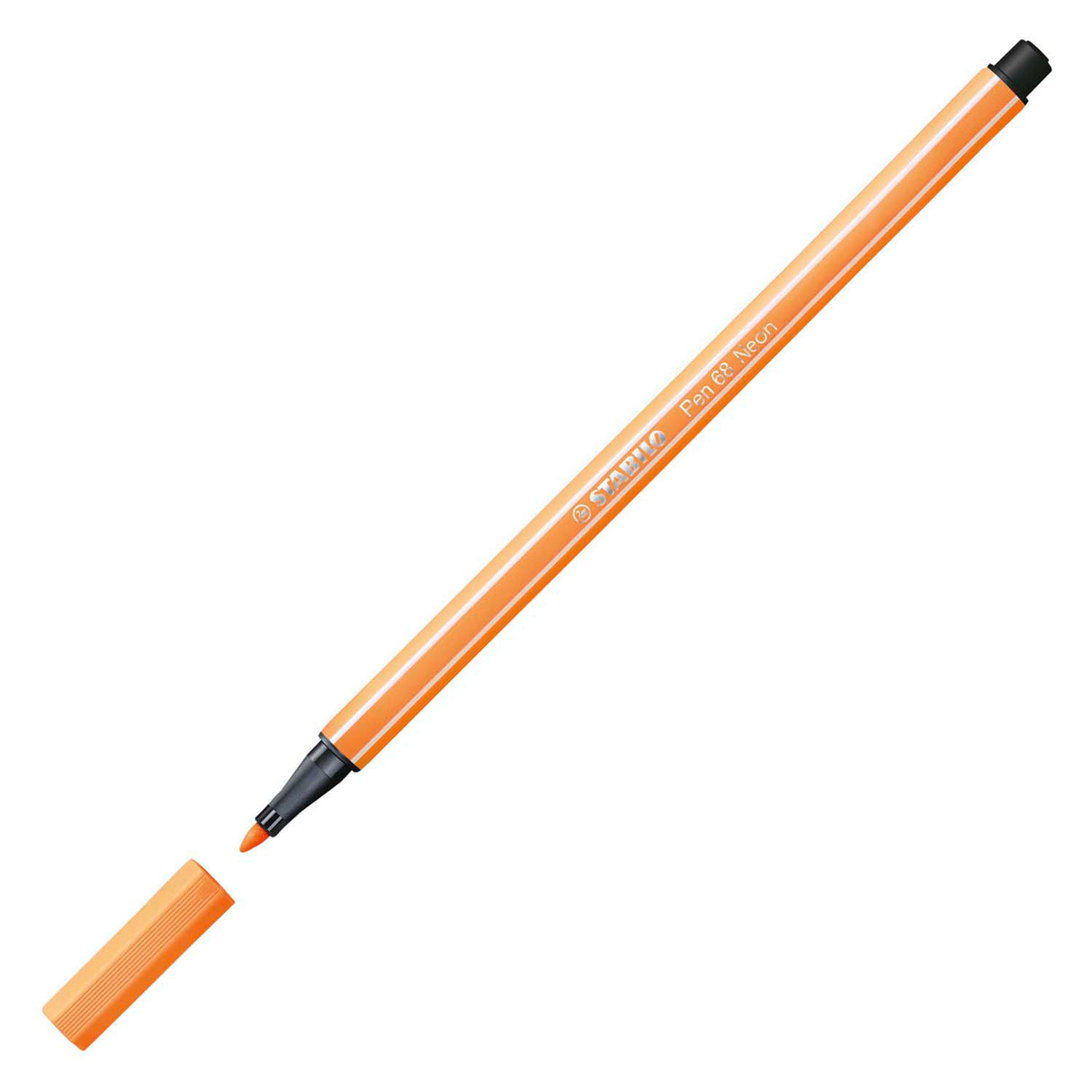 Stabilo Pen 68 - Filztip Stift - Fluoreszierende Orange (68 054)