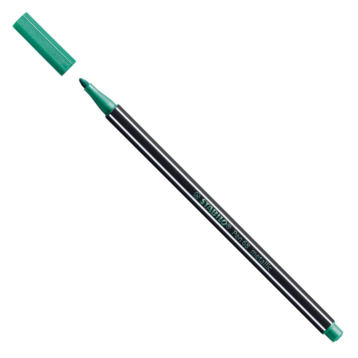 Stabilo Viltstift - Metallic Green (68 836)