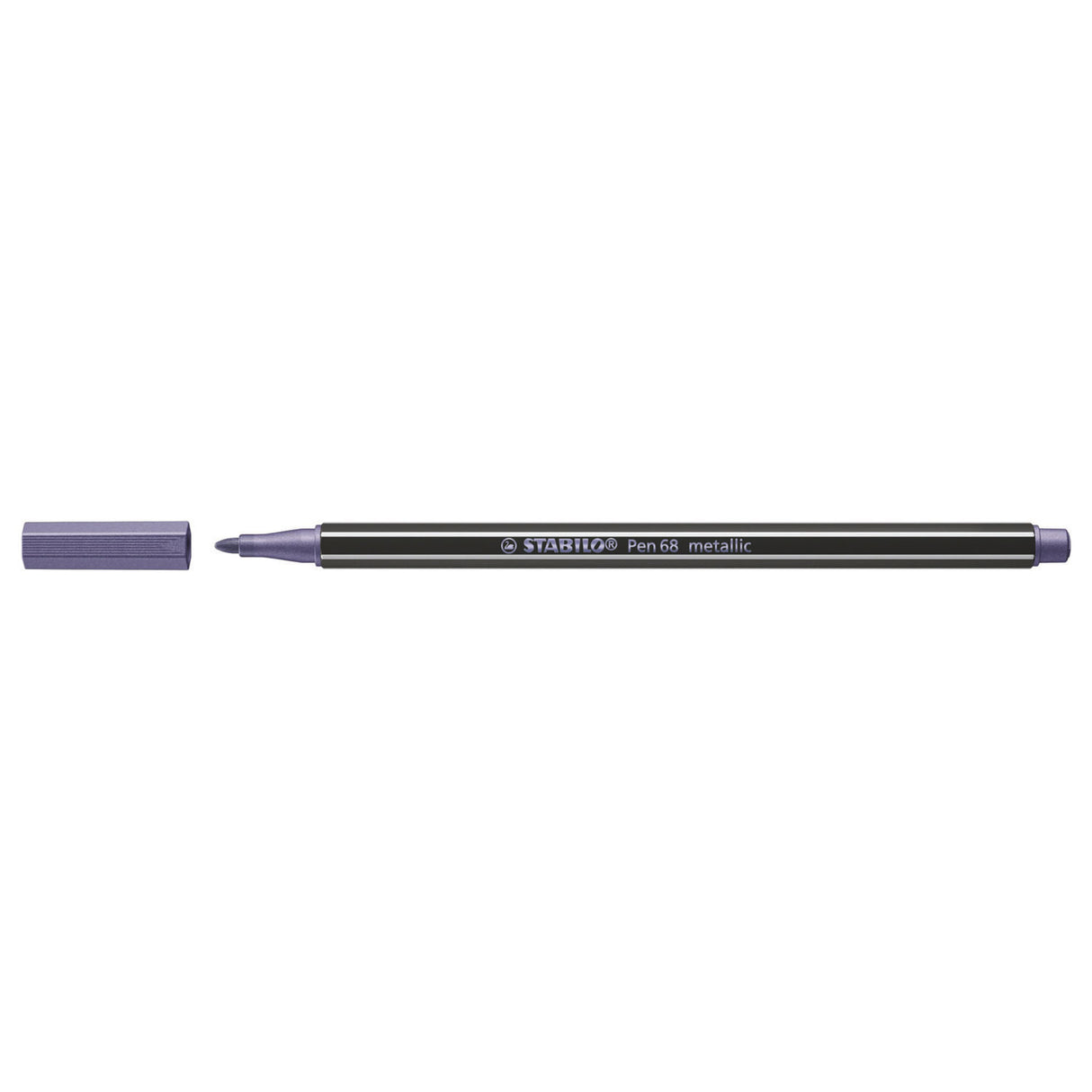 STABILO FIENTE -TIP PEN METALIC PURPULE (68 855)