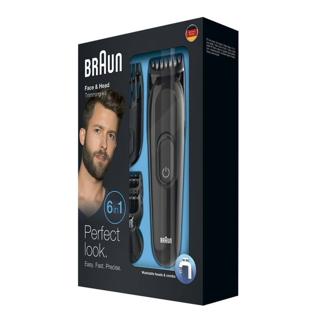 Braun Mgk3025 6in1 Multi Grooming Kit Black