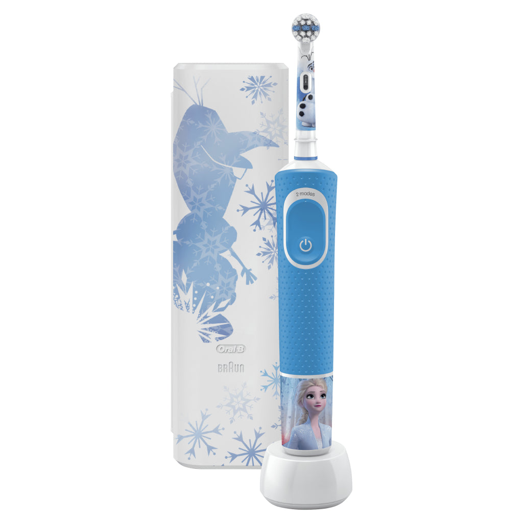 Oral-b oral-b kids frozen 2 elektrische tandenbostel blauw wit