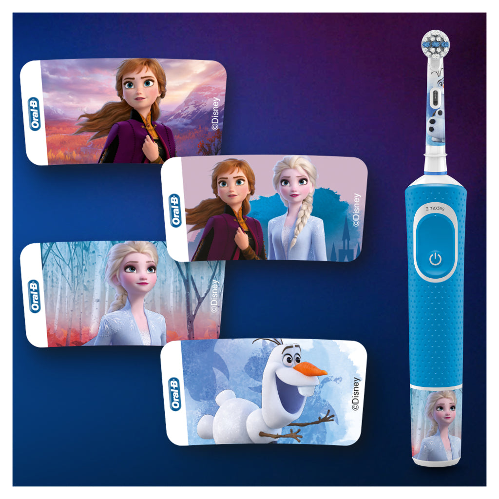 Oral-b oral-b kids frozen 2 elektrische tandenbostel blauw wit