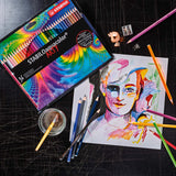 Stabilo 12 aquacolor colored pencils in metal box