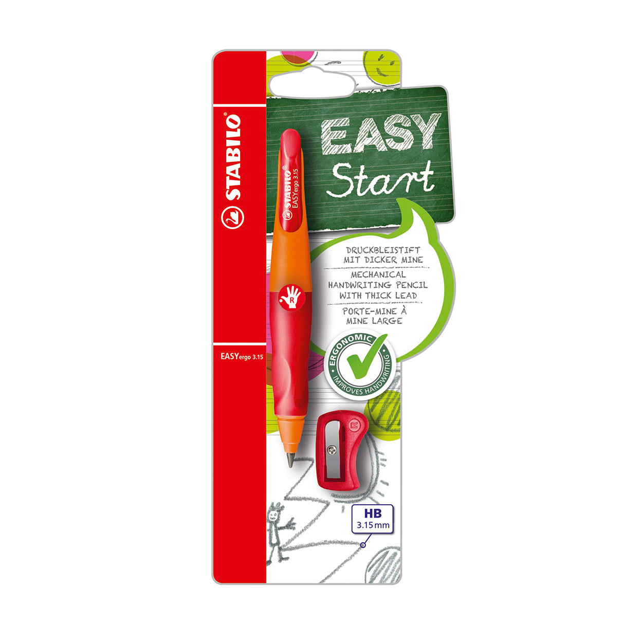 Stabilito Easyergo 3.15 Right -Mandated - Red