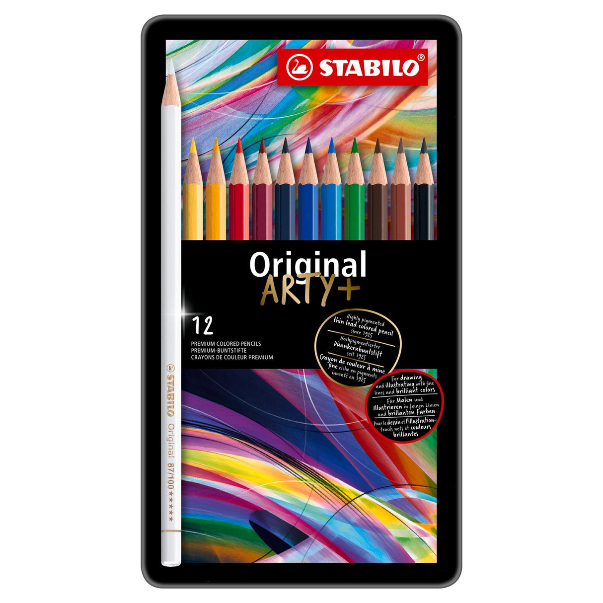 Stalo Original Colored Pencils Metal Box, 12st.