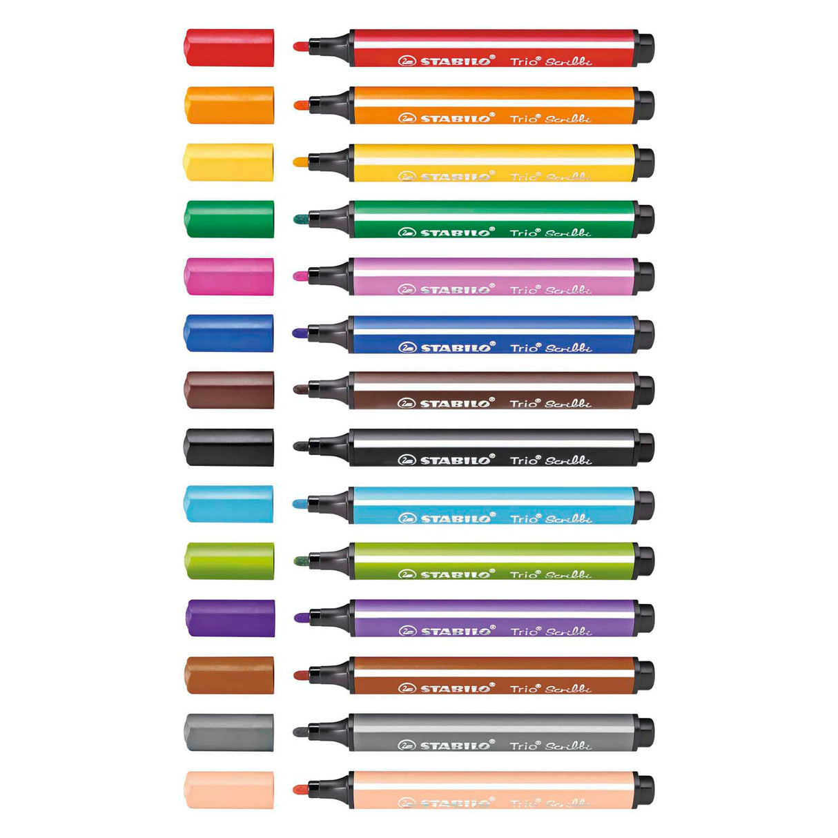 Stabilo trio scribbi felt -tip pens, 14st.