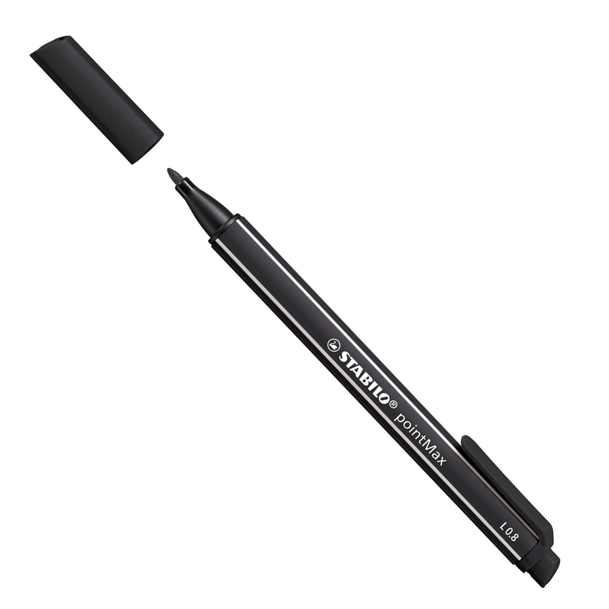 Stabilo Pointmax - Hardtip Fineliner - Black (488 46)