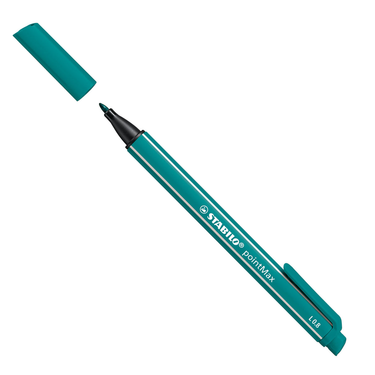 Stabilo Pointmax - Hardtip Fineliner 0,8 mm - Turquoise