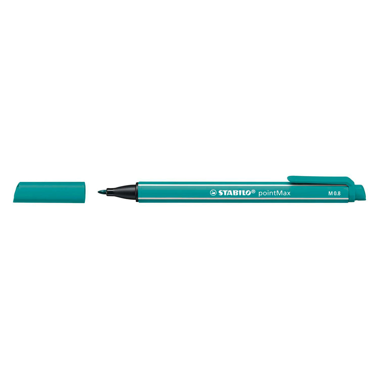 Stabilo pointmax hardtip fineliner 0,8 mm turquoise