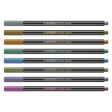 Stabilo Pen 68 Metallic Felt -Tip Flow, 8st.