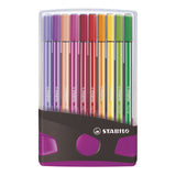 Stabilo Pen 68 Color défilé anthracite rose, 20e.