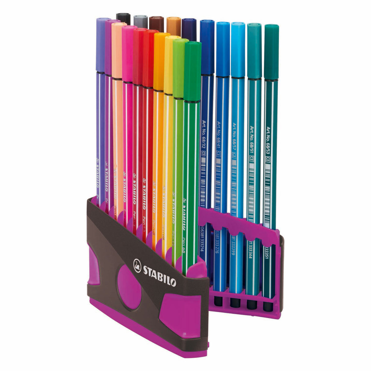 Stabilo Pen 68 Color Parade Anthracite Pink, 20.