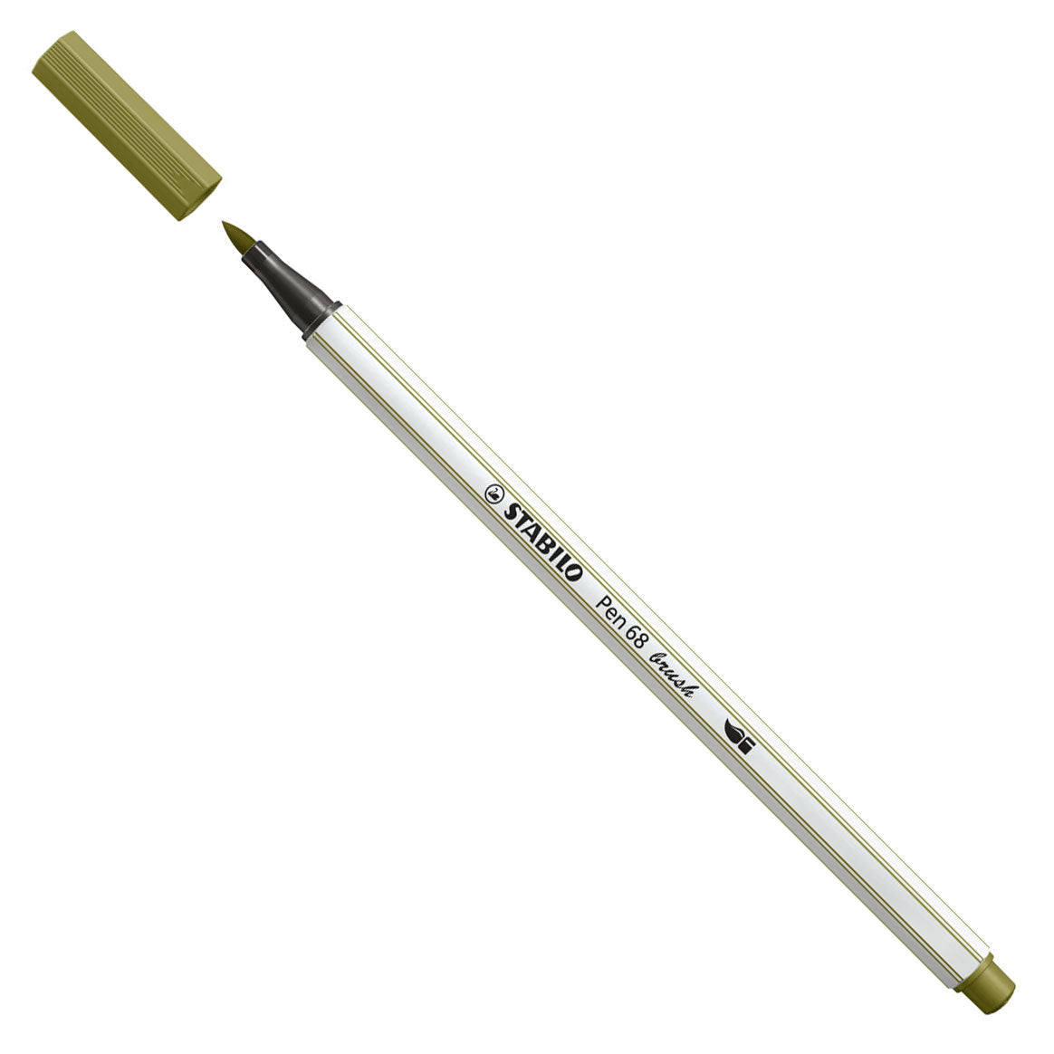 Stabilo Pen 68 Børste 37 Mud Green