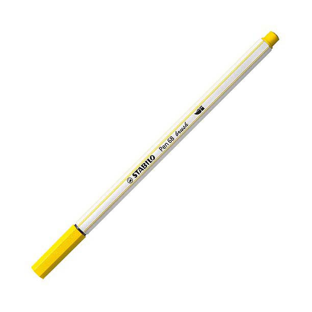 Stabilo pen 68 brush 44 yellow