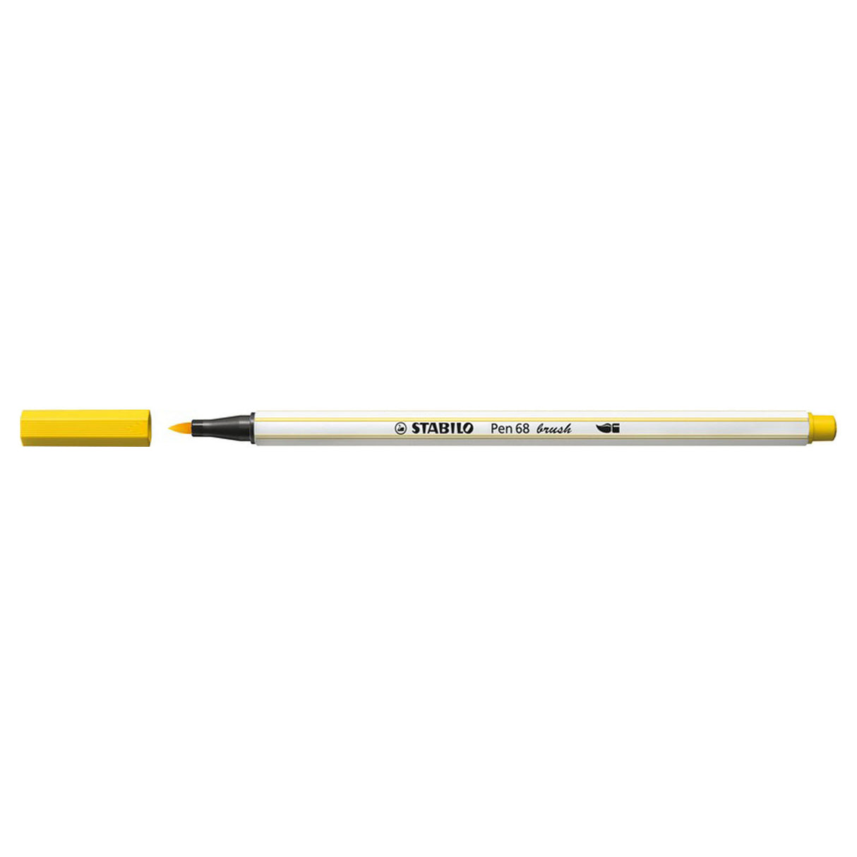 Stabilo Pen 68 Brush 44 Geel