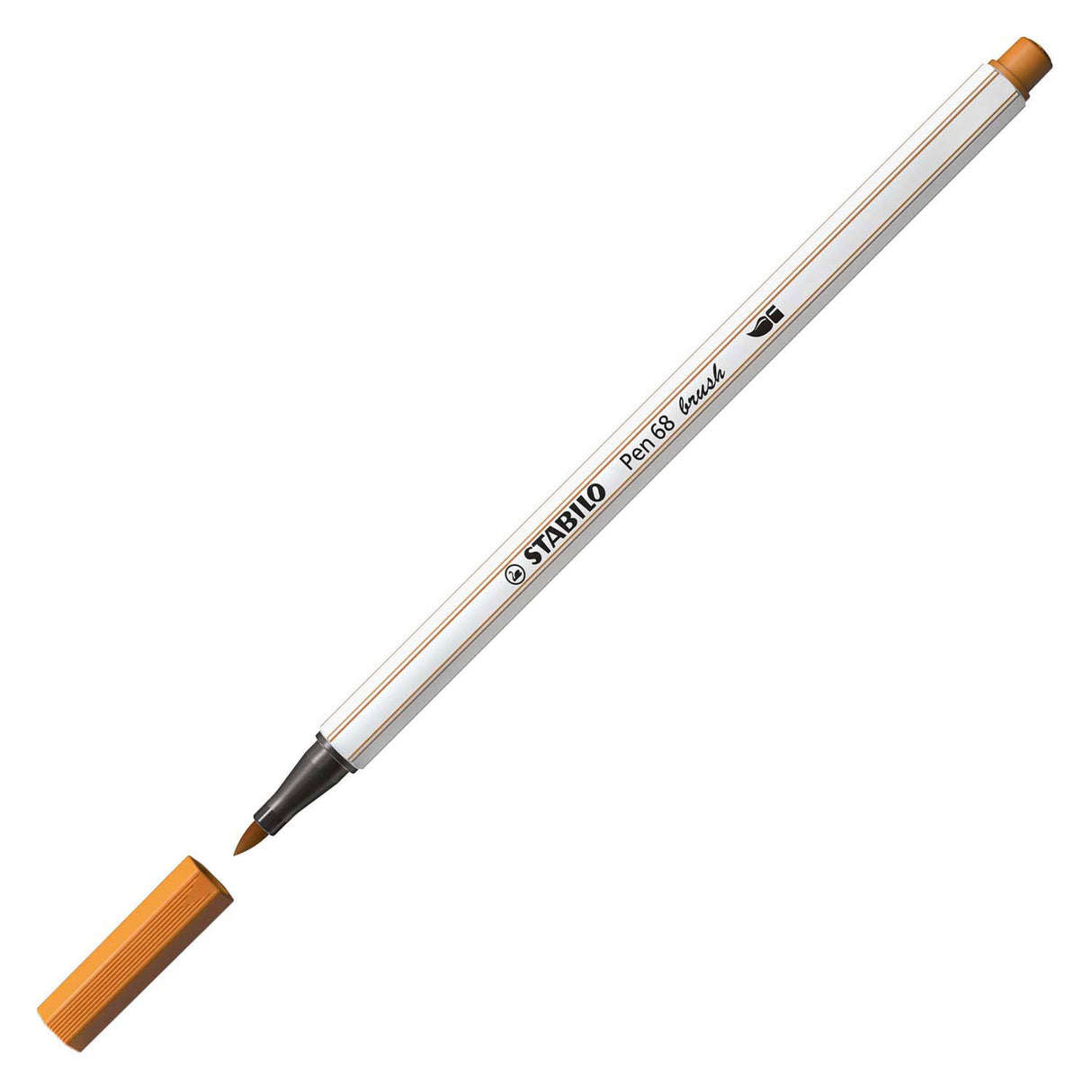 Stabilo Pen 68 Brush 89 - Dark ocher