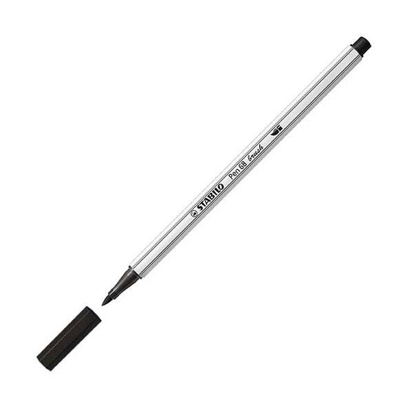 Stabilo Pen 68 Brush 46 Black