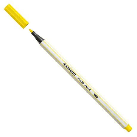 Stabilo pen 68 brush 24 lemon yellow