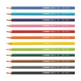 Abi stlo greencolors arty colored pencils case of 12 pieces
