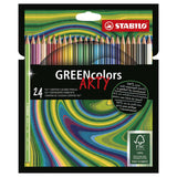 Stabilo GreenColors Colored Pencils Arty, 24t.