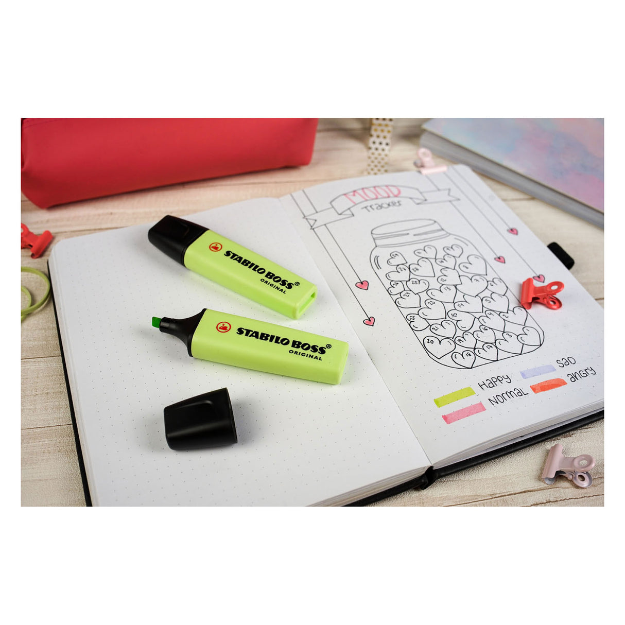 Stabilo Boss Original Pastel Markers, 4st.