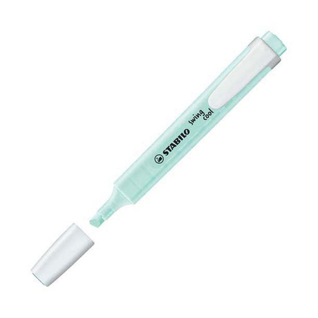Stabilo Swing Cool – Textmarker – perfekt für unterwegs – Pastell – Etui mit 4 Farben