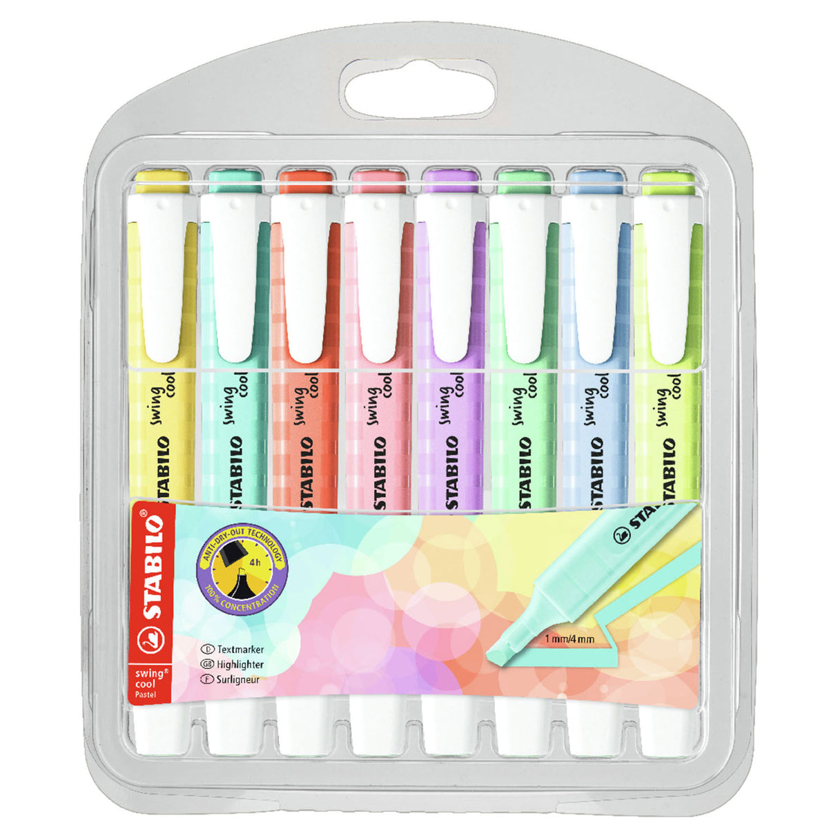 Stabilo Swing Cool Pastel Markers, 8 ..