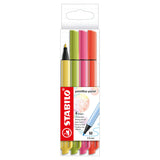 Stabilo pointmax pastel - hardtip fineliner - set 4 kosov