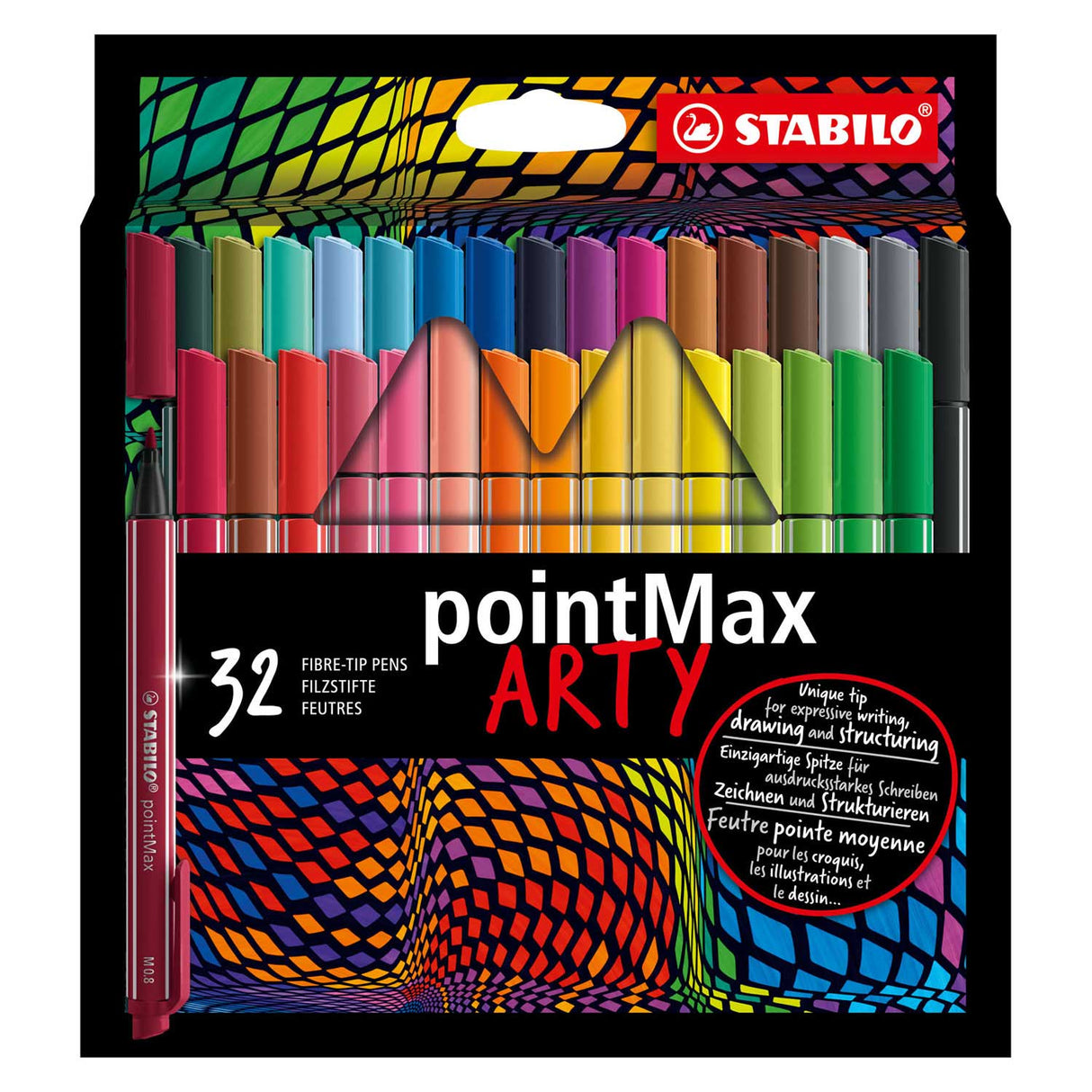 Stabilo Pointmax Fineliners Arty Endui, 32 ..