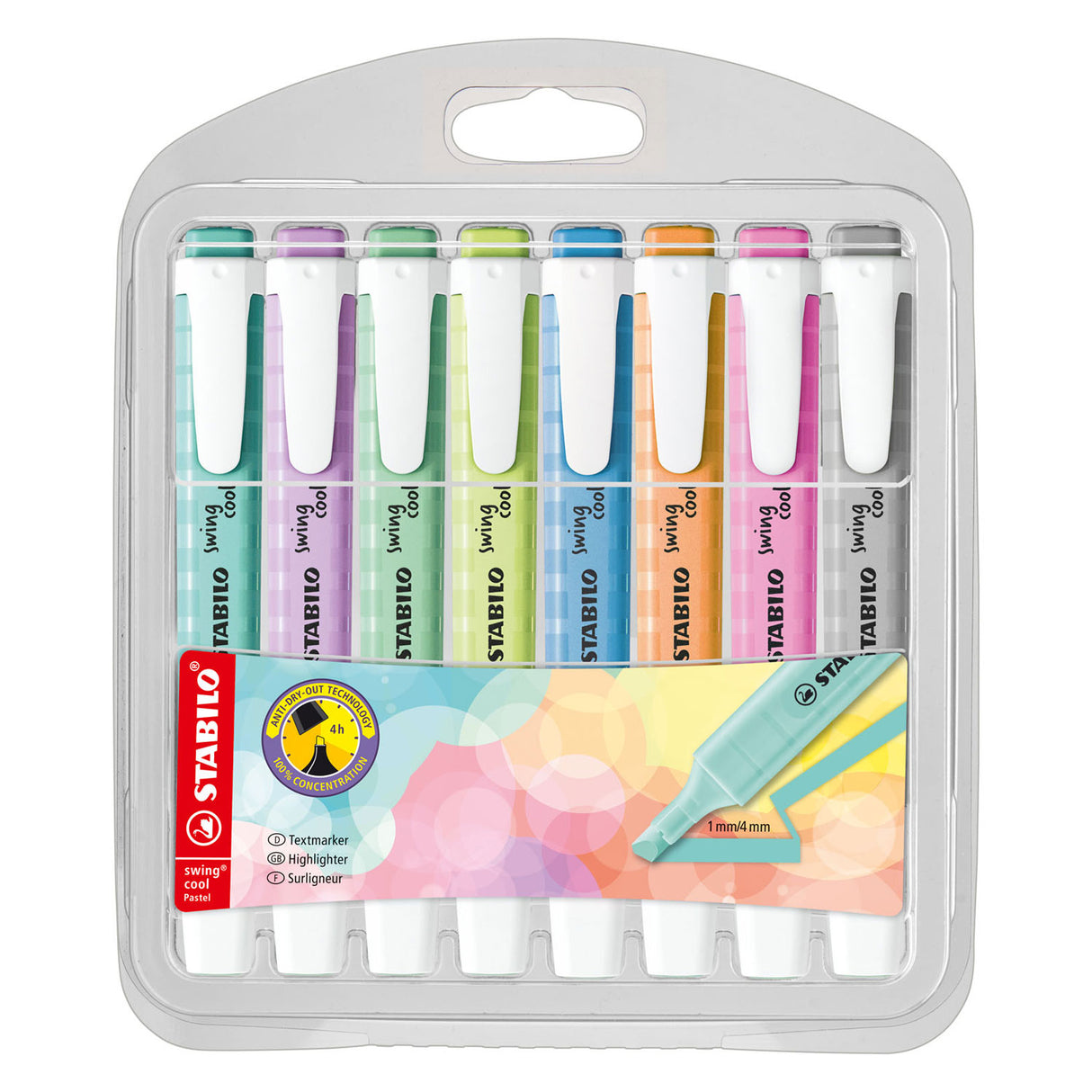 Stalo Swing Cool Pastel Markers, 8st.