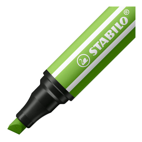 Stabilo Pen 68 Max felt -tip pen with thick chisel point light green