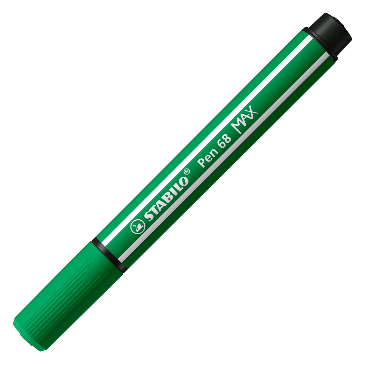 Stabilo Pen 68 Max Felt -Tip Pen med tjock mejselpunkt smaragdgroen