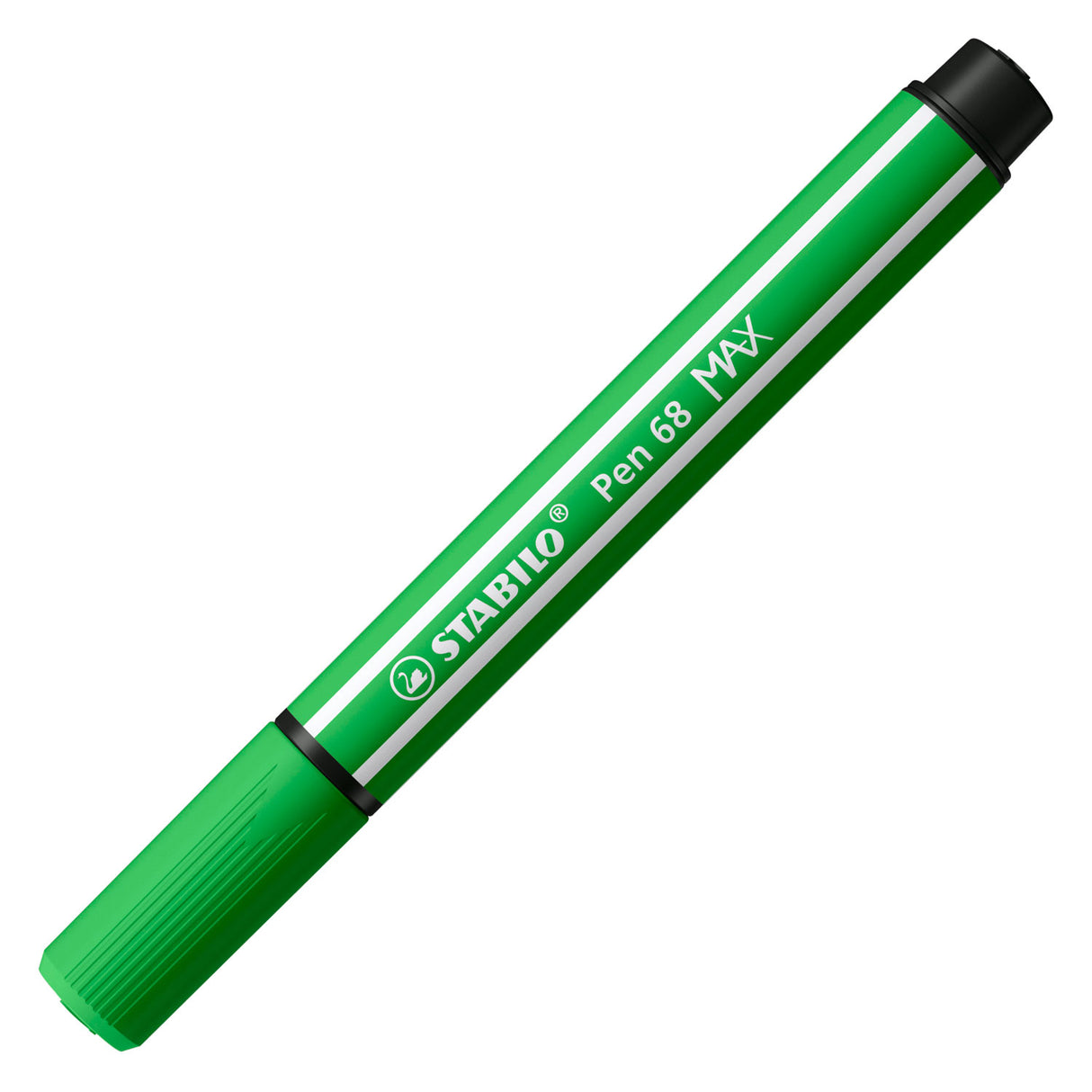 Stabilo Pen 68 max felt -tip pen with a thick chisel point Loofgroen