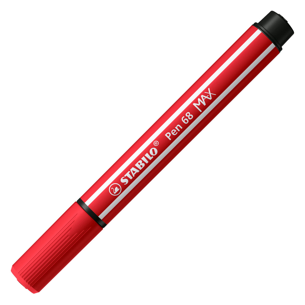 Stabilo Pen 68 Max Felt -Tip Pen z grubym punktem dłutycznym Carmine Red