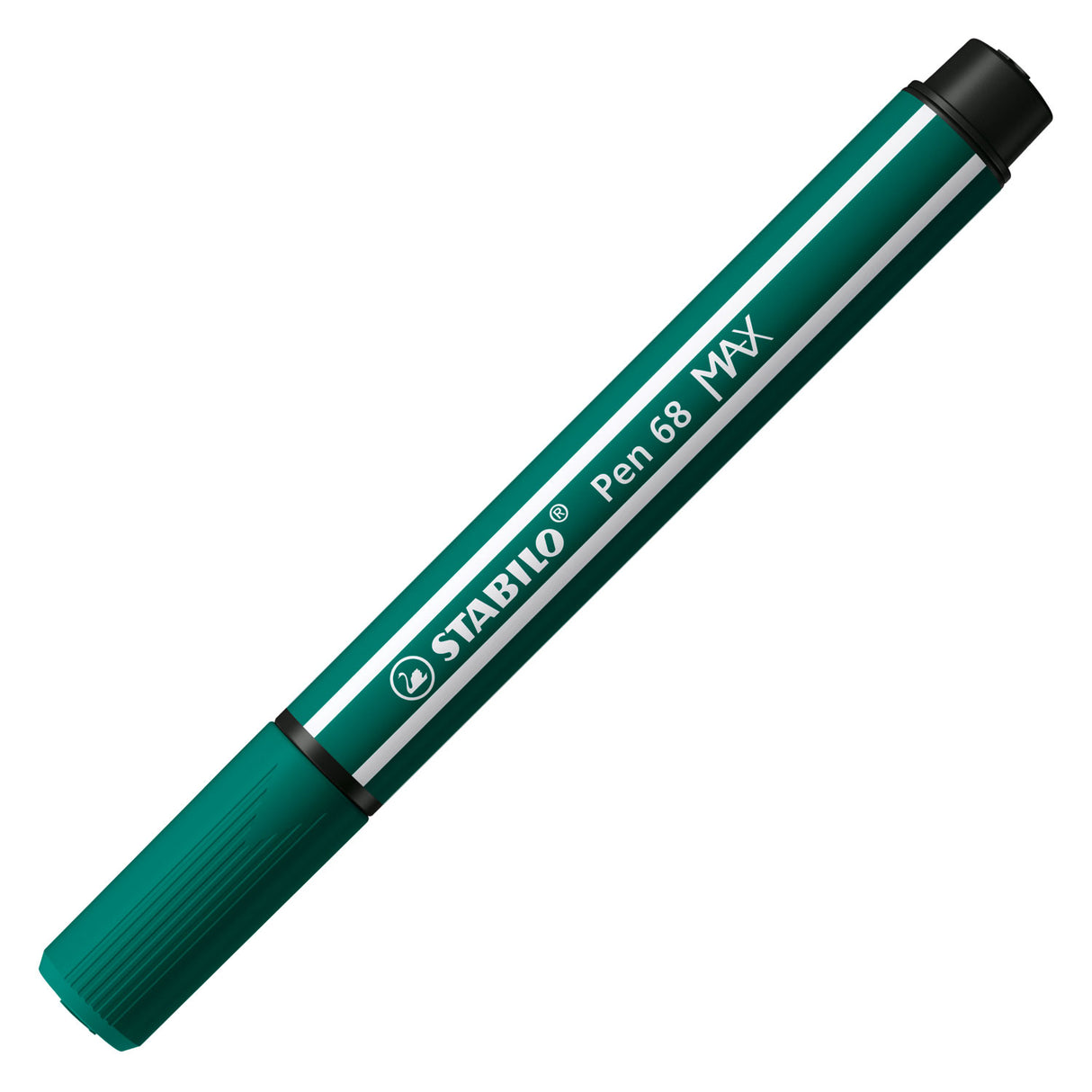 Stilo Pen 68 MAX FELT -TIP PEN avec un point de ciselage épais Green Turquois