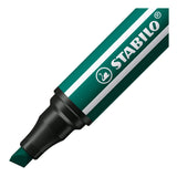 Stilo Pen 68 MAX FELT -TIP PEN avec un point de ciselage épais Green Turquois