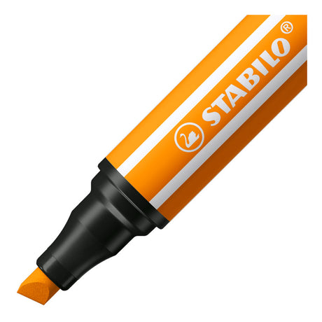 Stabilo Pen 68 max felt -tip pen with thick chisel point orange